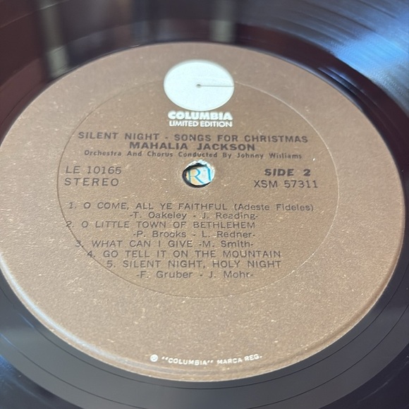 Songs For Christmas Mahalia Jackson Silent Night Vinyl Record LP - Picture 8 of 8